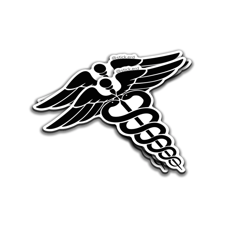 [UJD-9] Caduceo Médico Minimalista
