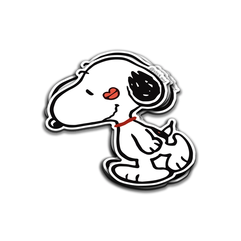 [UTV-11] Snoopy con Beso en la Mejilla