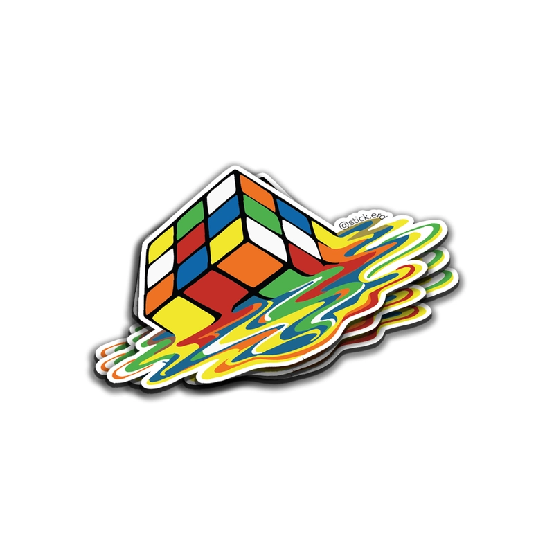 [V8R-8] Cubo de Rubik Derretido