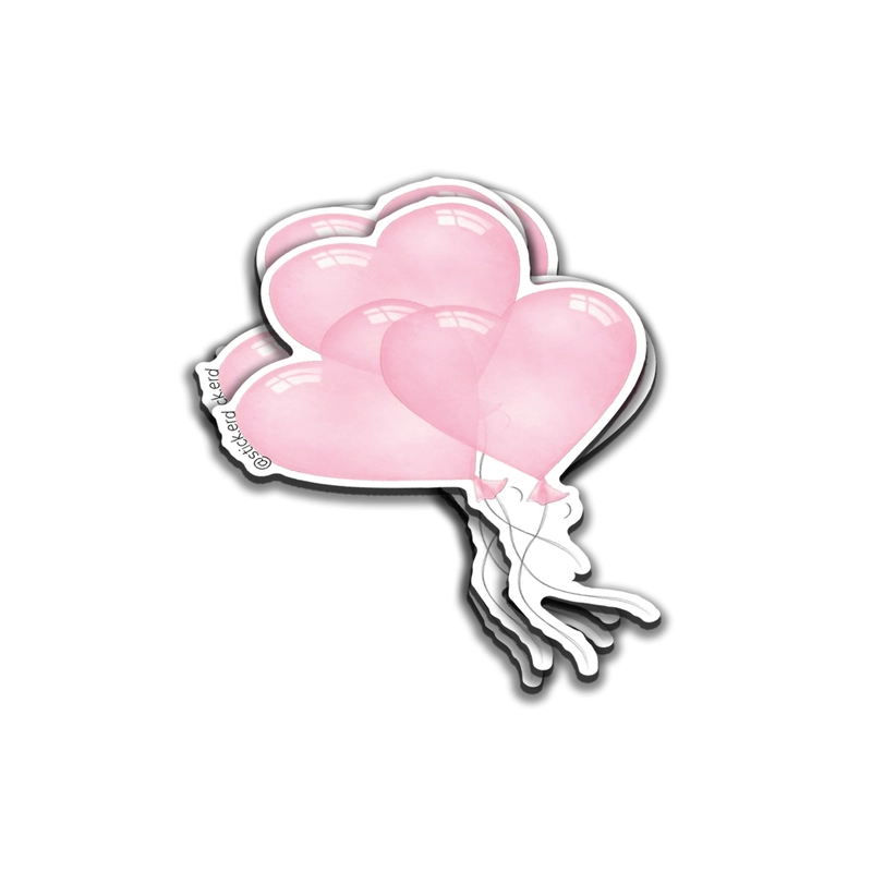 [YIA-6] Globos Corazón Rosas