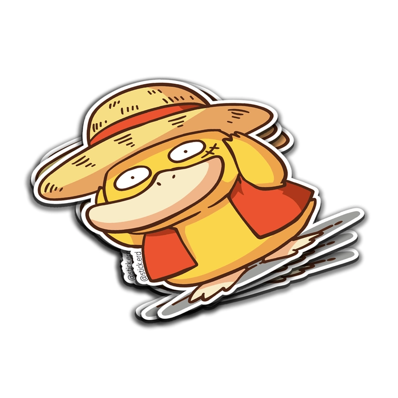 [Z9M-7] Psyduck Sombrero de Paja